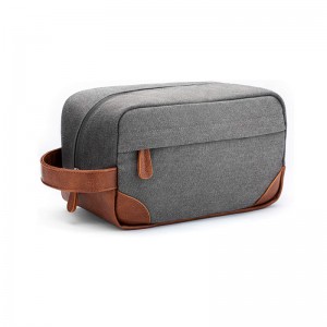Toiletry Bag for Men Water Resistant Canvas Large Capacity Dopp Kit