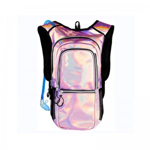 Mochila de hidratação de água com bexiga de água 2L para festivais, raves, caminhadas, ciclismo, escalada