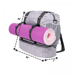 Produttore dalla Cina Servizio OEM e ODM Yoga Mat Tote Bag Zaino da yoga Borsa da viaggio multiuso per viaggi di yoga in ufficio