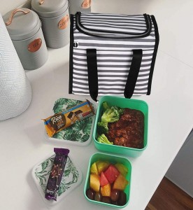 16 Cans Insulated Lunch Bag Water-Resistant Soft Cooler Bag for Work-School-Picnic