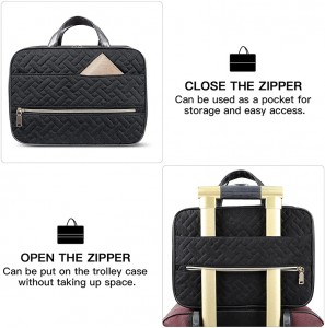 Water-resistant Mens Toiletry Bag Waterproof Travel with Sturdy Hanging Hook