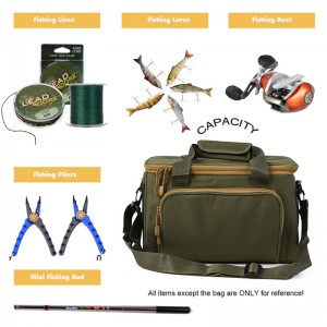 Canvas fishing tackle waterproof bags