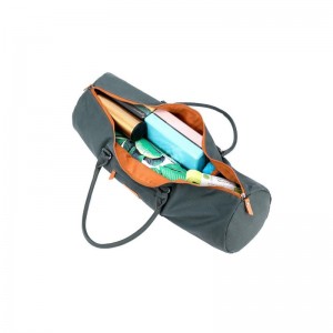 Large Big Tote Zip Up Yoga Sling Bag For Yoga Rug, Custom Logo Carrying Cotton Canvas Yoga Mat Travel Bag