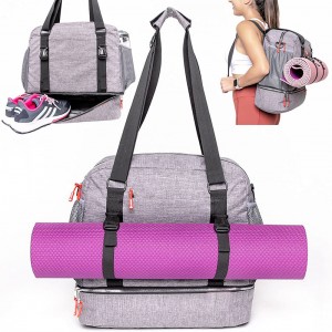 Produttore dalla Cina Servizio OEM e ODM Yoga Mat Tote Bag Zaino da yoga Borsa da viaggio multiuso per viaggi di yoga in ufficio