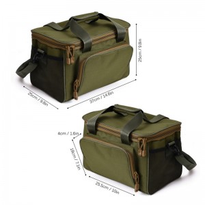Canvas fishing tackle waterproof bags