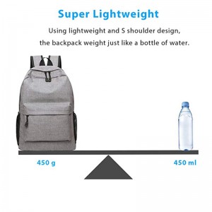 Travel Laptop Backpack with USB Large Backpack Fits 17” Laptop College School Bag