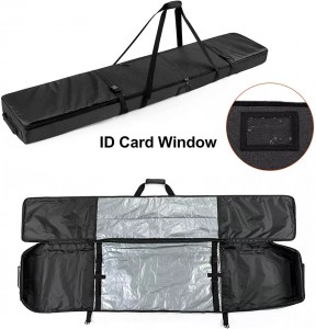 High Quality OEM Accept Ski Cover Bag for Air Travel Ski Cover Bag for Air Travel Suitable for 1 Board or 2 Sets of Skis