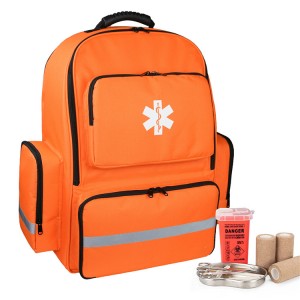 Trauma Backpack Tactical First Aid Kit Empty Bag for Outdoor Hiking Travel Camping